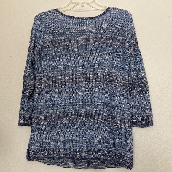Laura Scott 3/4 Sleeve Sweater Size M - Picture 3 of 5